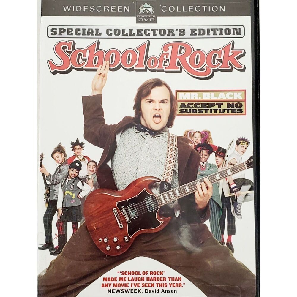 School of Rock (2004 Film) Comedy [WS, DVD]